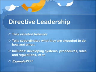 Path goal theory | PPTX