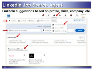 37
LinkedIn Job Search Agent
LinkedIn suggestions based on profile, skills, company, etc.
 