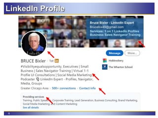 6
LinkedIn Profile
 