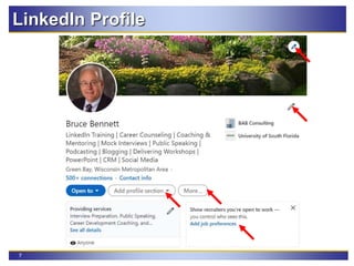 7
LinkedIn Profile
 