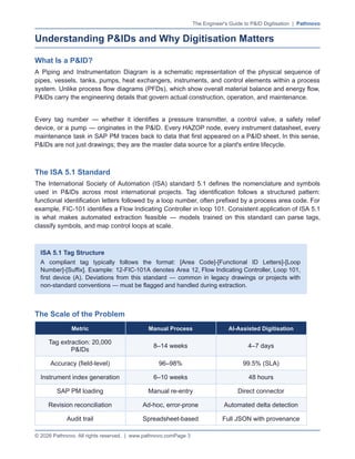Comprehensive Guide to AI-Powered P&ID Digitisation for Engineers | PDF