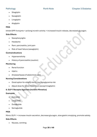 Key Activities Slide Example Diabetes Mellitus – Chapter 3 | Pathophysiology, Complications ...