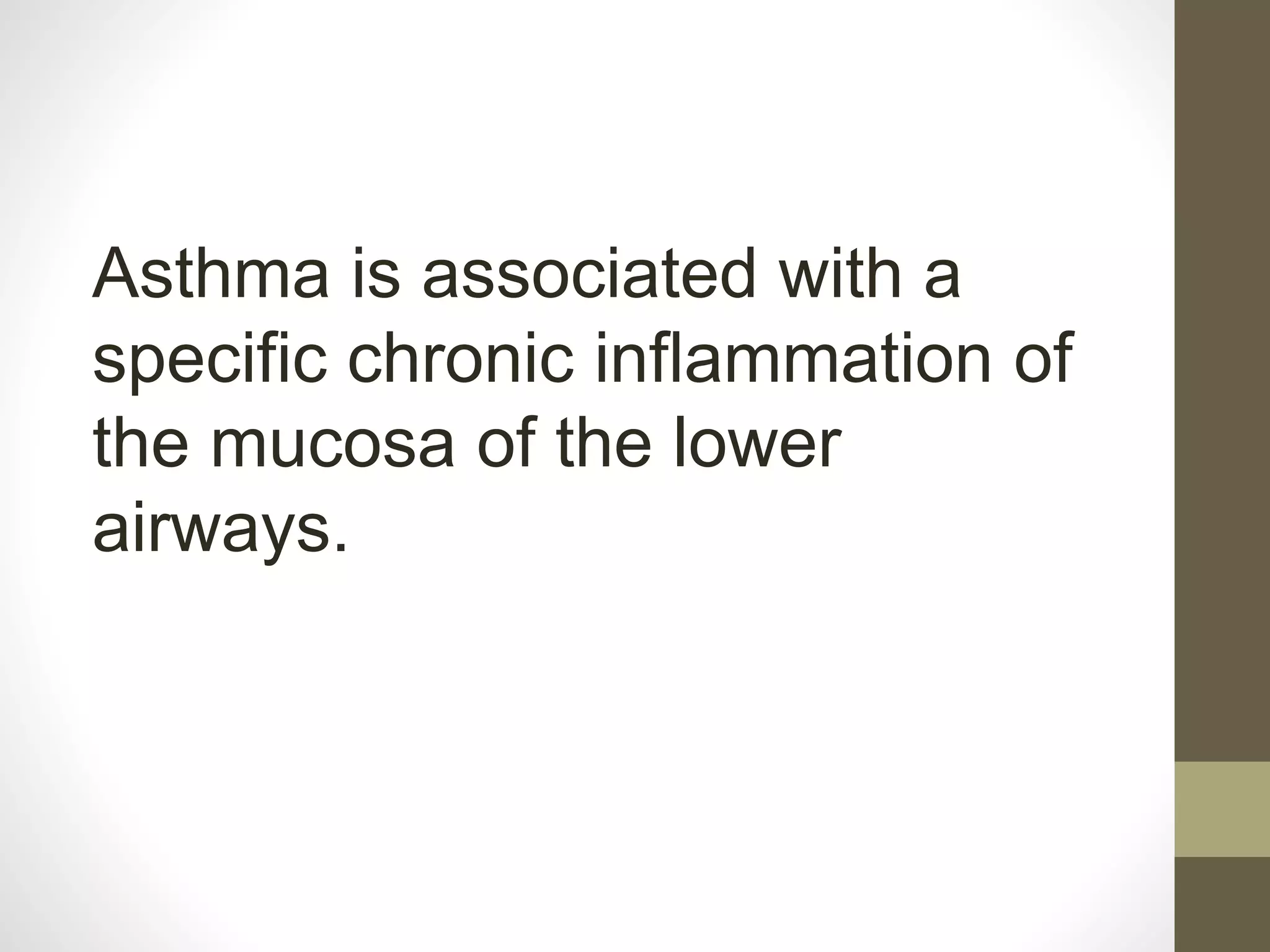 Pathogenesis of asthma | PPTX