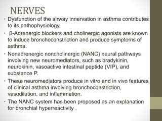 Pathogenesis of asthma | PPTX