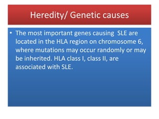 Sle Inheritance Pattern Pathogenesis systemic lupus erythematosus by dr bashir ahmed dar ...