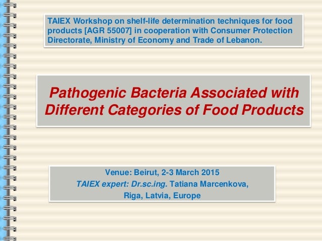 pathogenic bacteria associated with different categories pathogenic bacteria in food