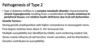 Comprehensive Pathogenesis of Diabetes Mellitus: Mechanisms and Genetic ...
