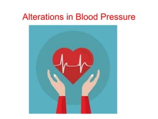 Alterations in Blood Pressure
 