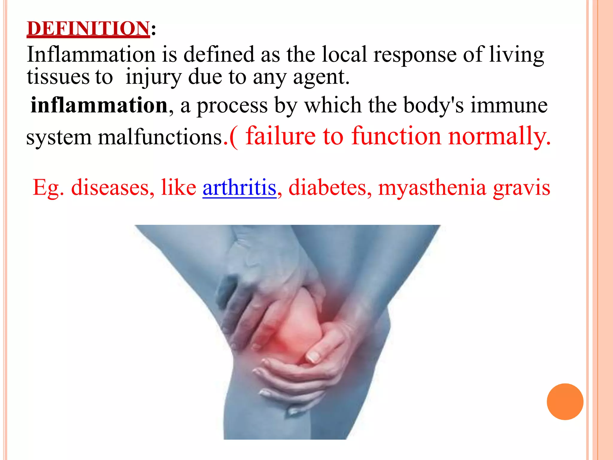 Patho inflammation | PPTX