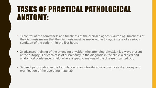 Pathological Anatomy Introduction.pptx | Biological Sciences | Science