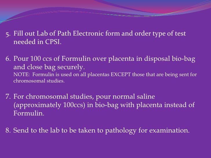 Tape Measure Test >> Pathological exam of placenta Tape Measure Test >> Pathological exam of placenta