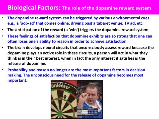 Pathological gambling reward system chart Pathological gambling reward system chart