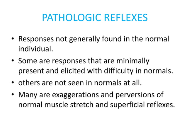 Pathologic Reflexes, Monofilament Tests & Meningeal Signs.pptx | Death ...