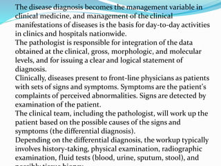 understanding deviation from normal pathology