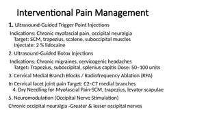 PATHOLOGY AND INTERVENTION OF THE NECK.pptx