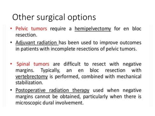 Other surgical options
 