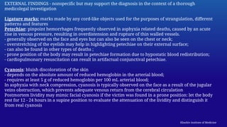 Pathology of mechanical asphyxia - a brief overview | PPTX