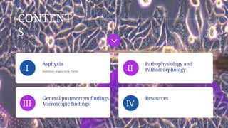 Pathology of mechanical asphyxia - a brief overview | PPTX