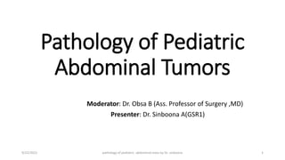 Obsa Md Pathology of Pediatric Abdominal Tumors by Dr sinboona.pptx