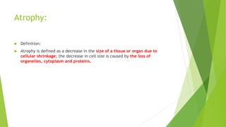 Pathology of the cell | PPTX