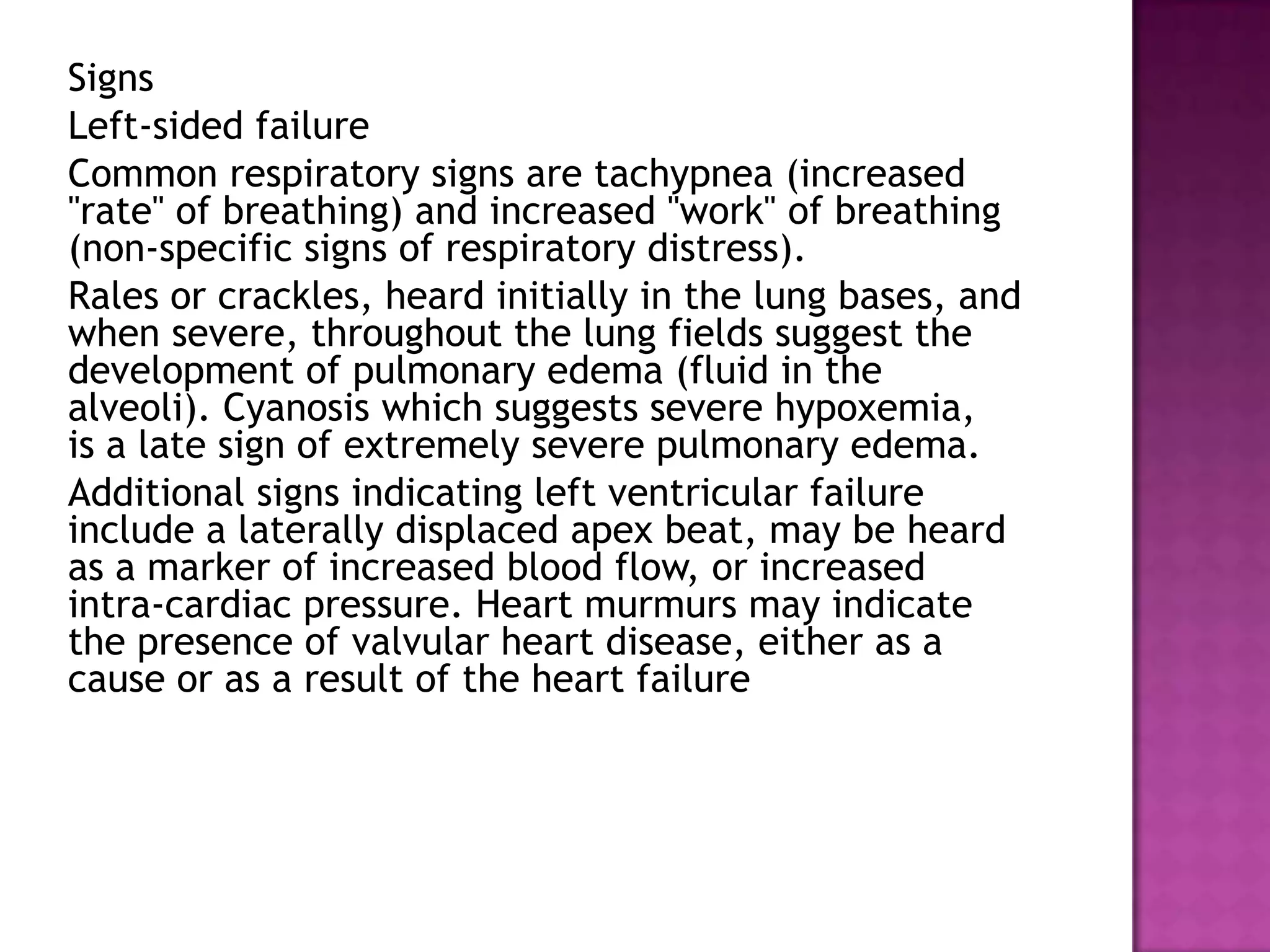 Pathophsyology left ventricular failure | PPTX