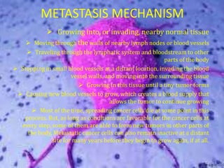 Pathophysioligy of cancer | PPT