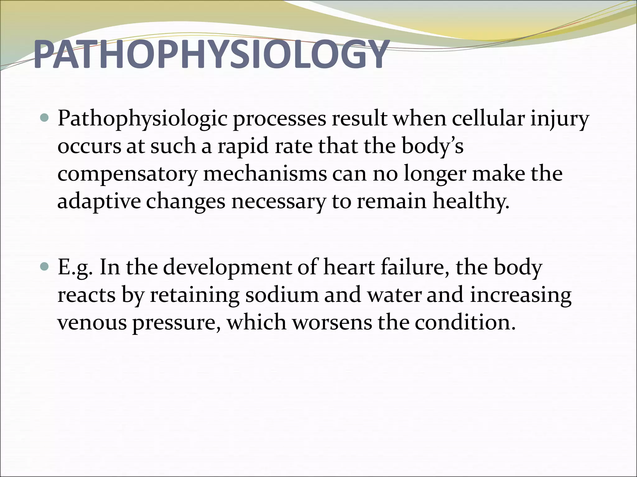 Pathophysiologic and psychodynamics of disease causation | PPT | Mental ...