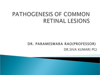 DR. PARAMESWARA RAO(PROFESSOR)   DR.SIVA KUMAR( PG) 