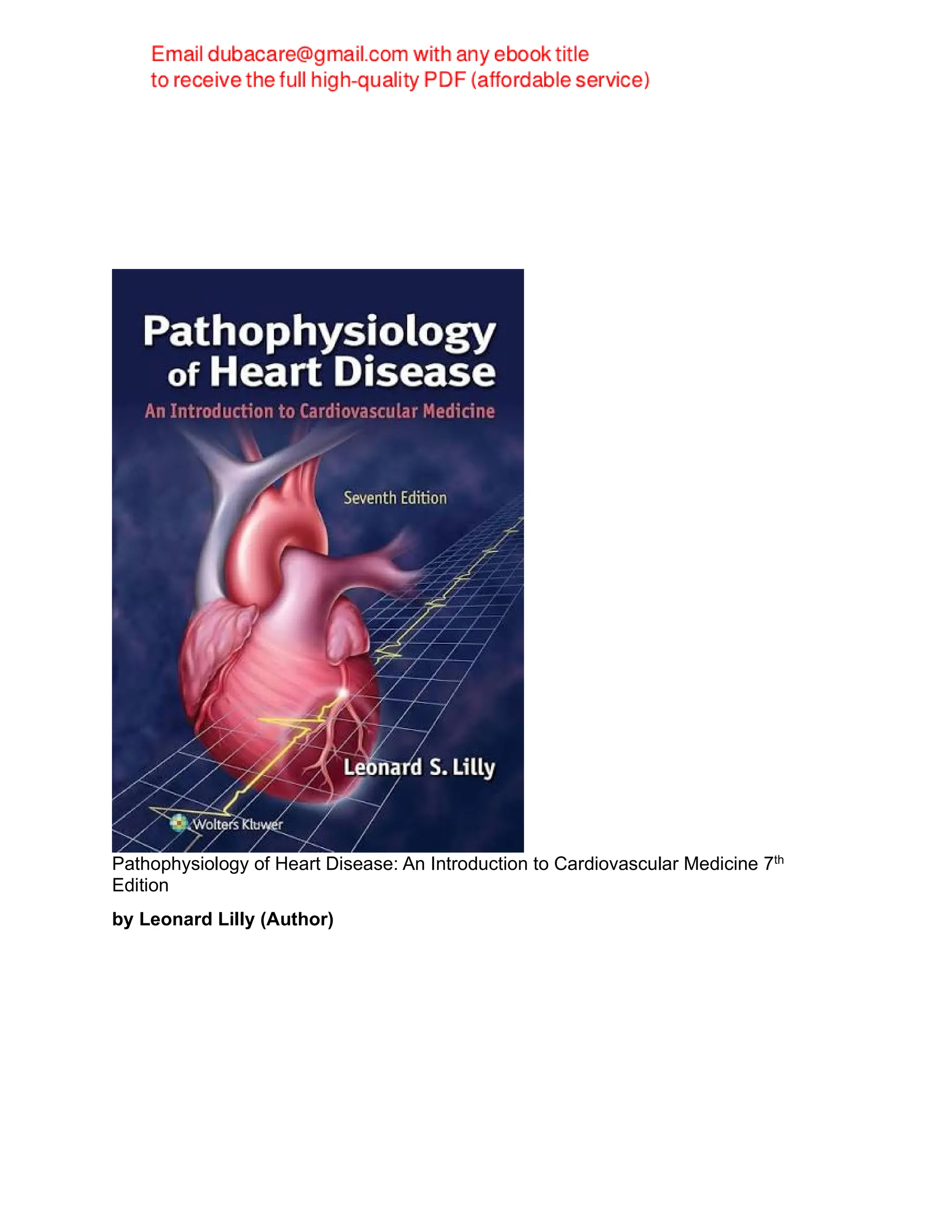 Pathophysiology of Heart Disease 7th Edition Leonard Lilly | PDF