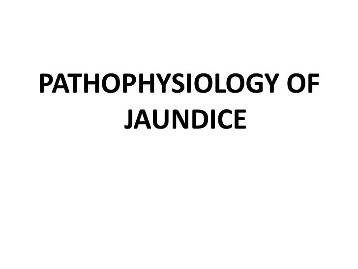 Pathophysiology Of Jaundice In Flow Chart