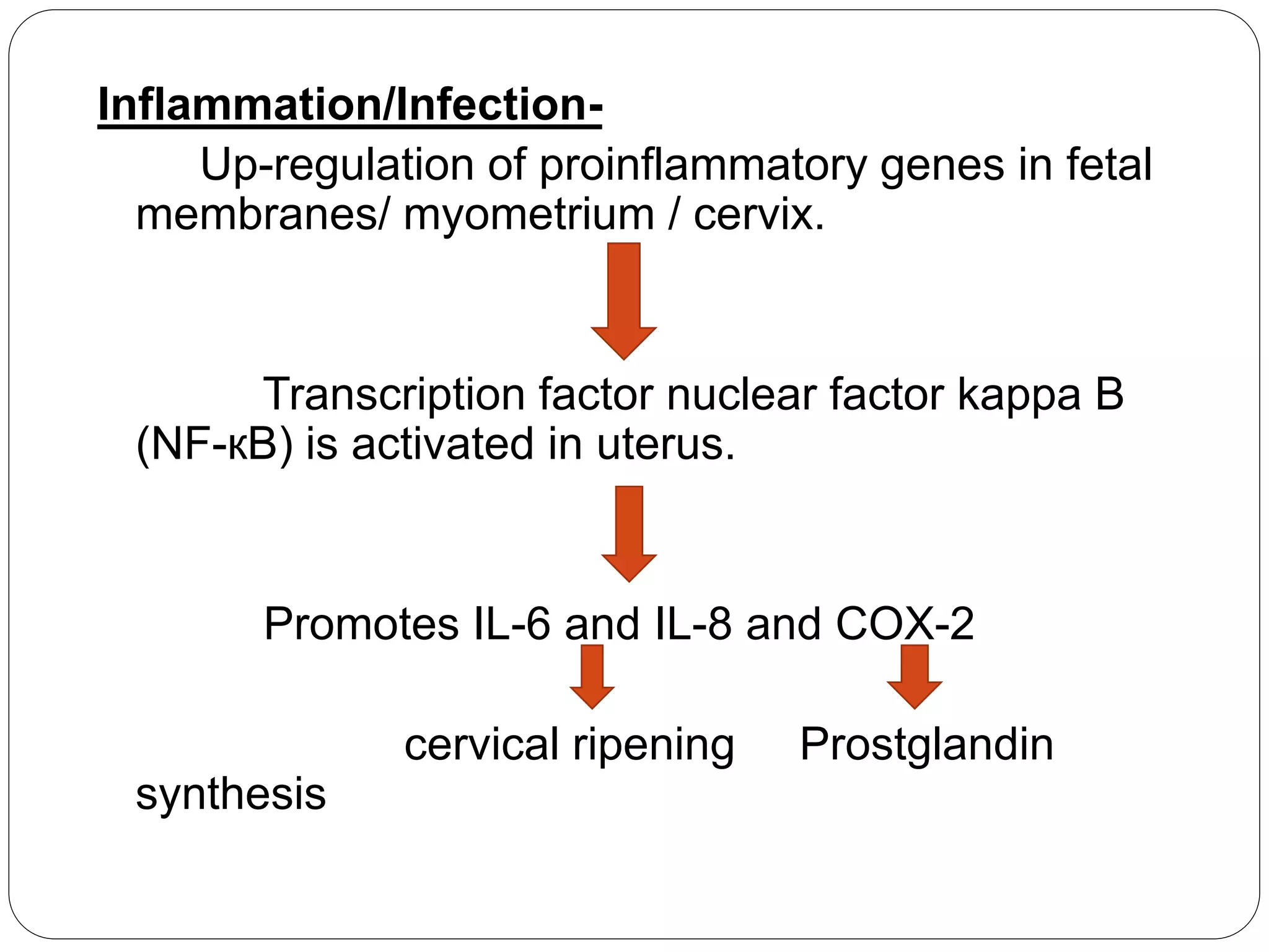 Pathophysiology of preterm labor | PPTX