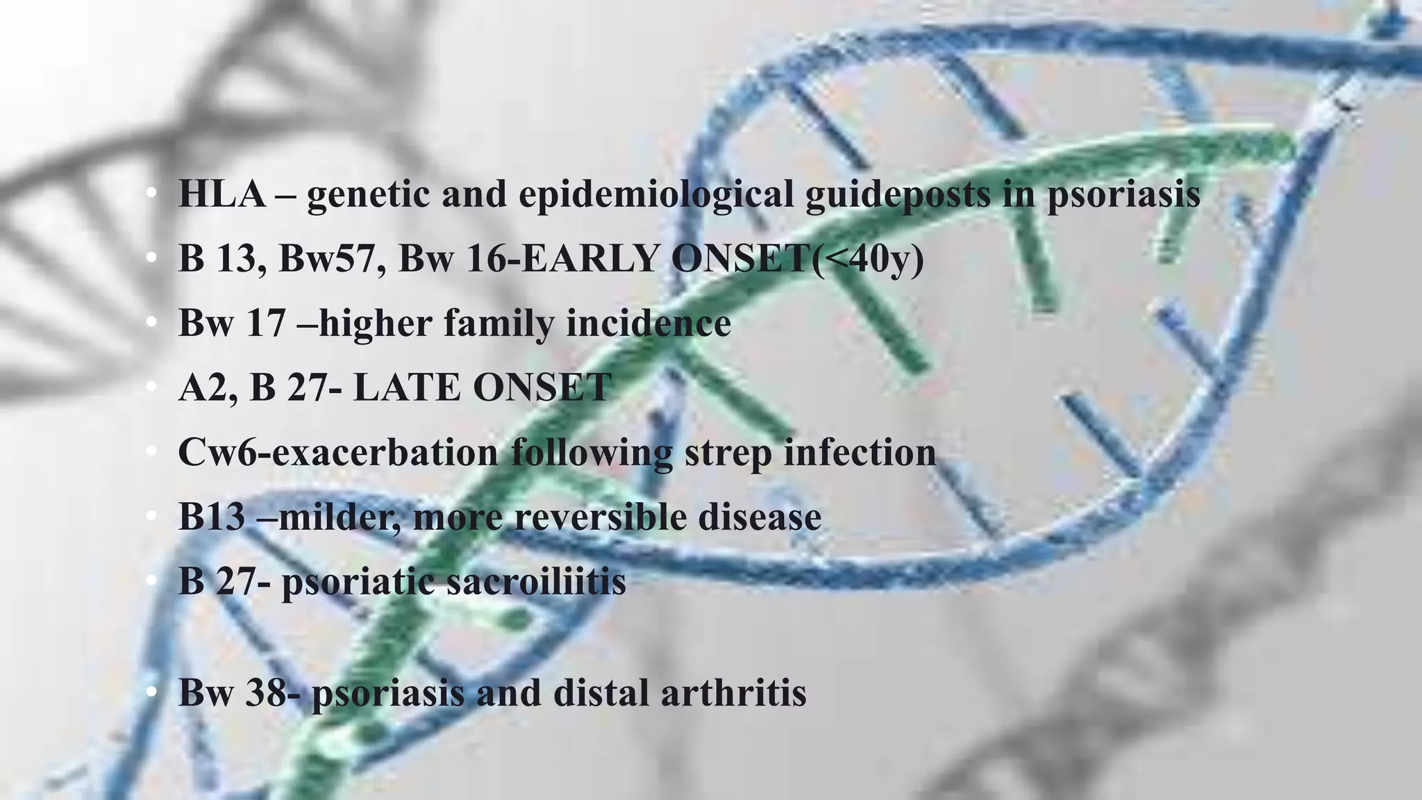 recent advances in the pathophysiology of psoriasis | PPTX