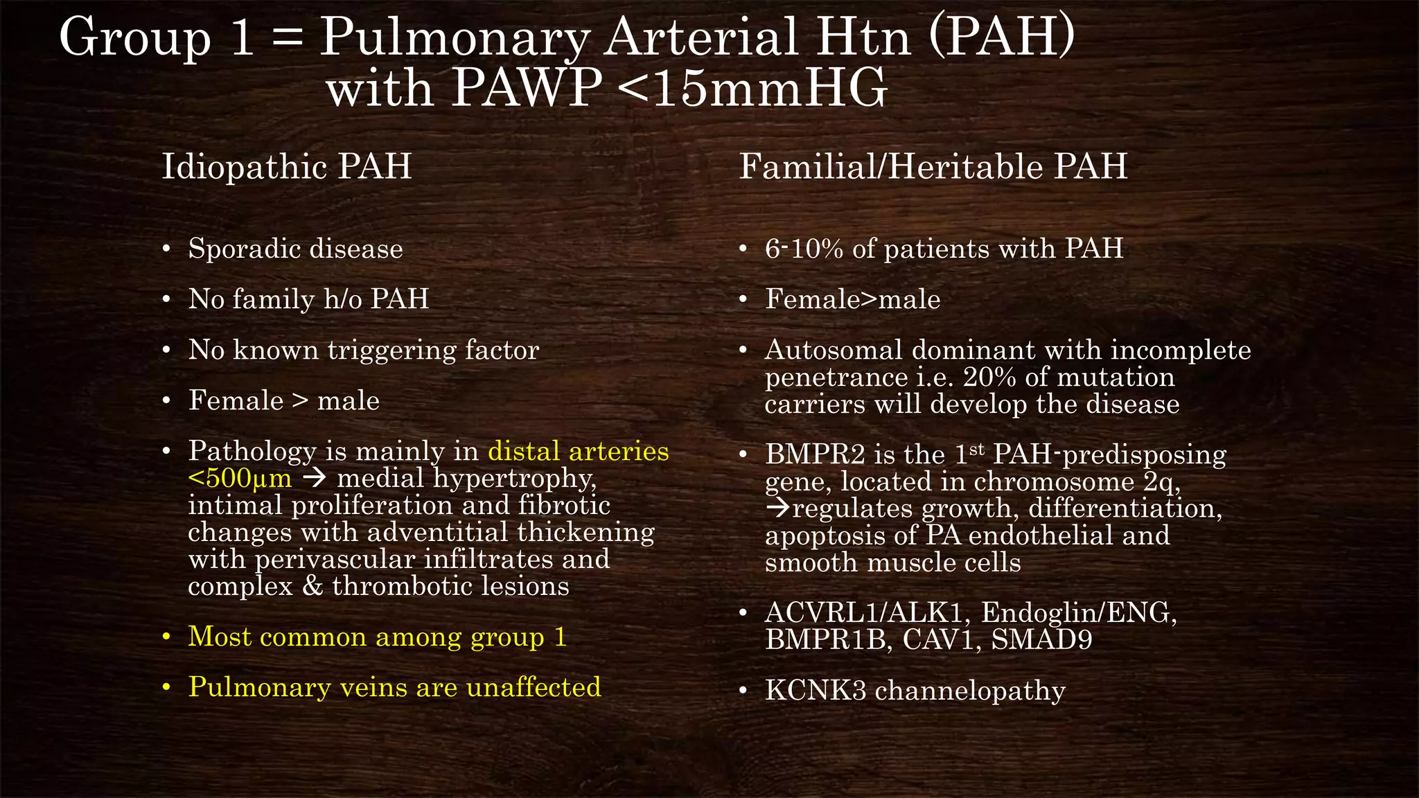 Pathophysiology of pulmonary hypertension | PPTX | Lung and Respiratory ...