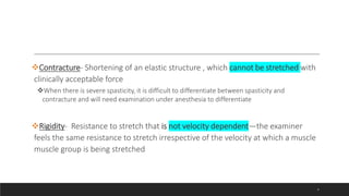 Pathophysiology of Spasticity | PPTX