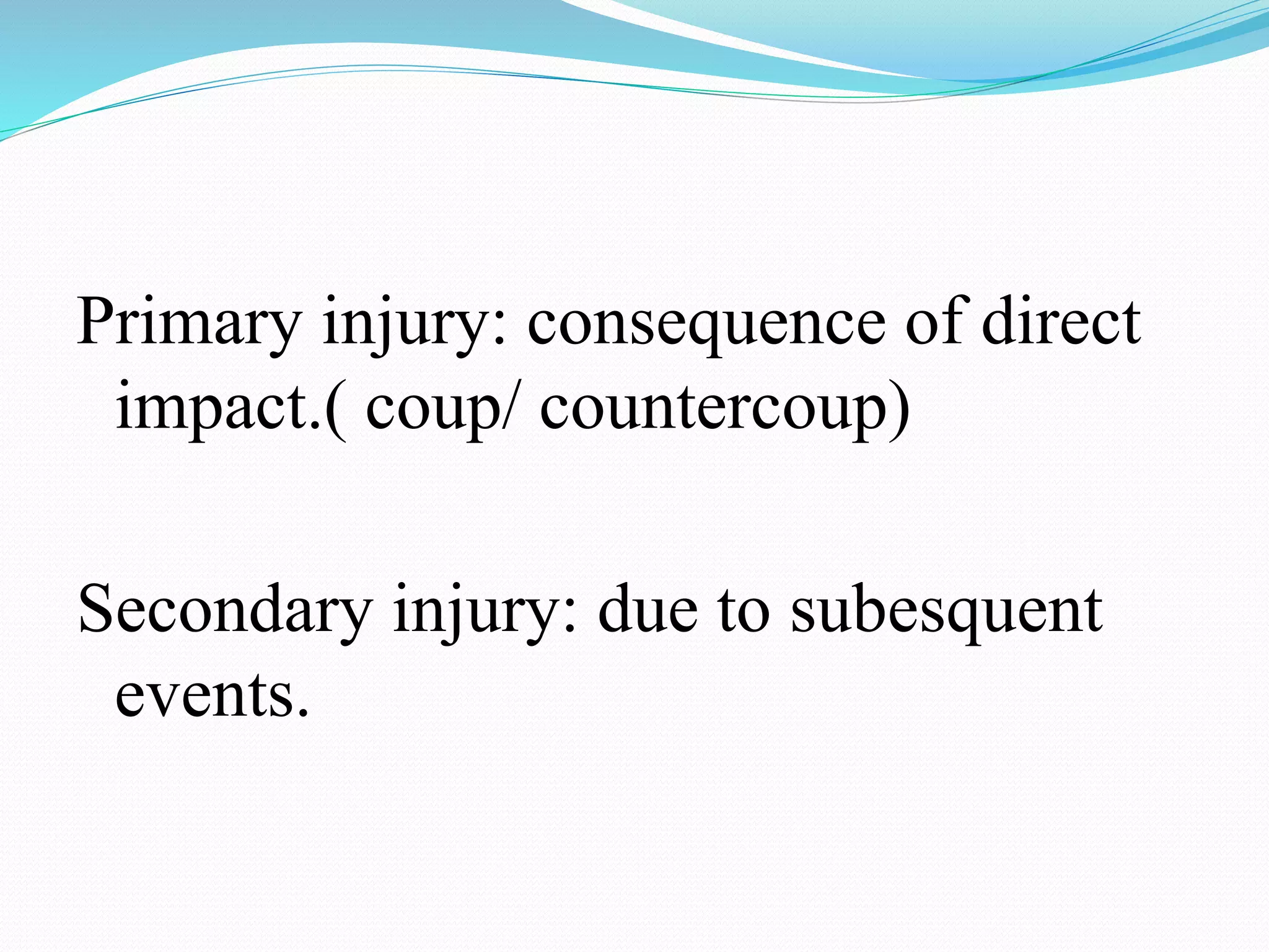 Subsequent Injury Pathophysiology of traumatic brain injury | PPTX