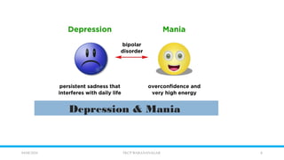 6
04/08/2026 TKCP WARANANAGAR
Depression & Mania
 