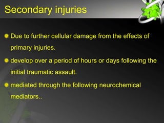 Pathophysiology and Epidemiology of Traumatic Brain Injury | PPTX