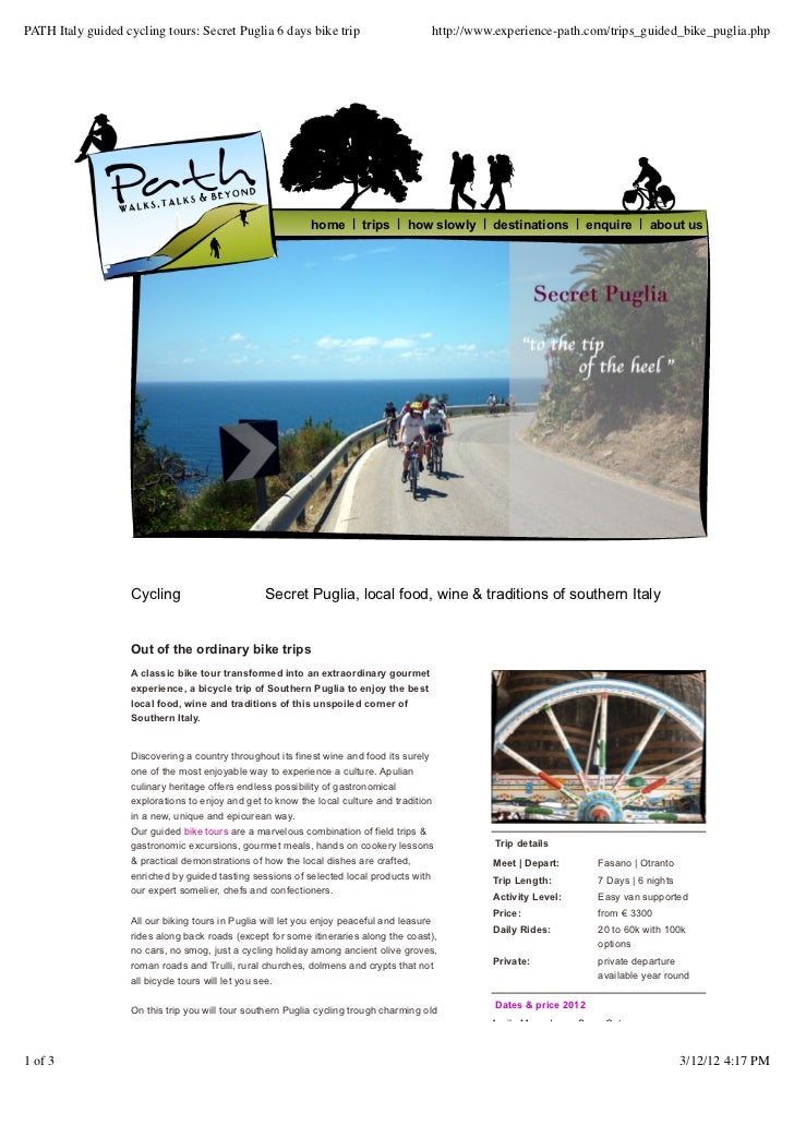 guided cycling holidays