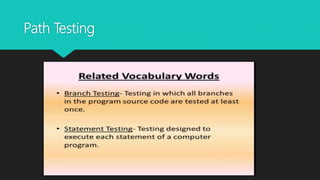 Path testing | PPTX