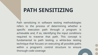 Path testing instructions decisions junctions | PPTX