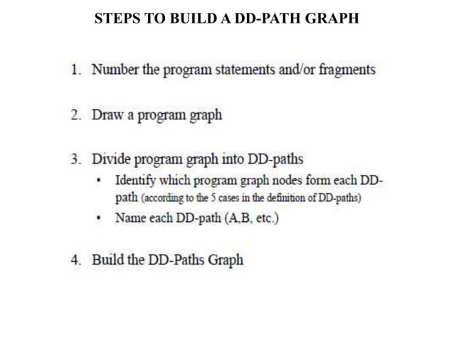 Path testing, data flow testing | PPT