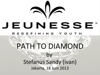 PATH TO DIAMOND
by
Stefanus Sandy (ivan)
Jakarta, 18 Juni 2013

 