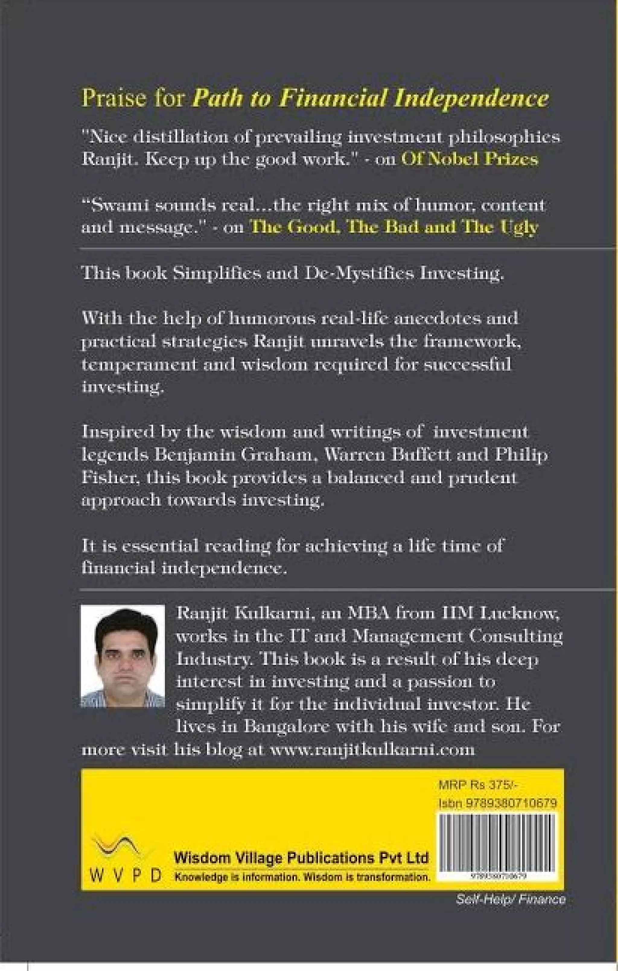 Path to Financial Independence by Ranjit Kulkarni