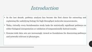 Pathway analysis for genomics data | PPTX