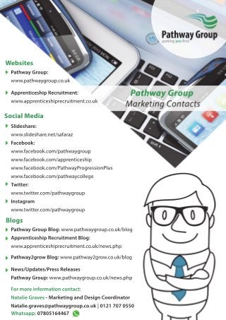 Pathway Group Marketing Contacts / Communications / Press / Media / Updates