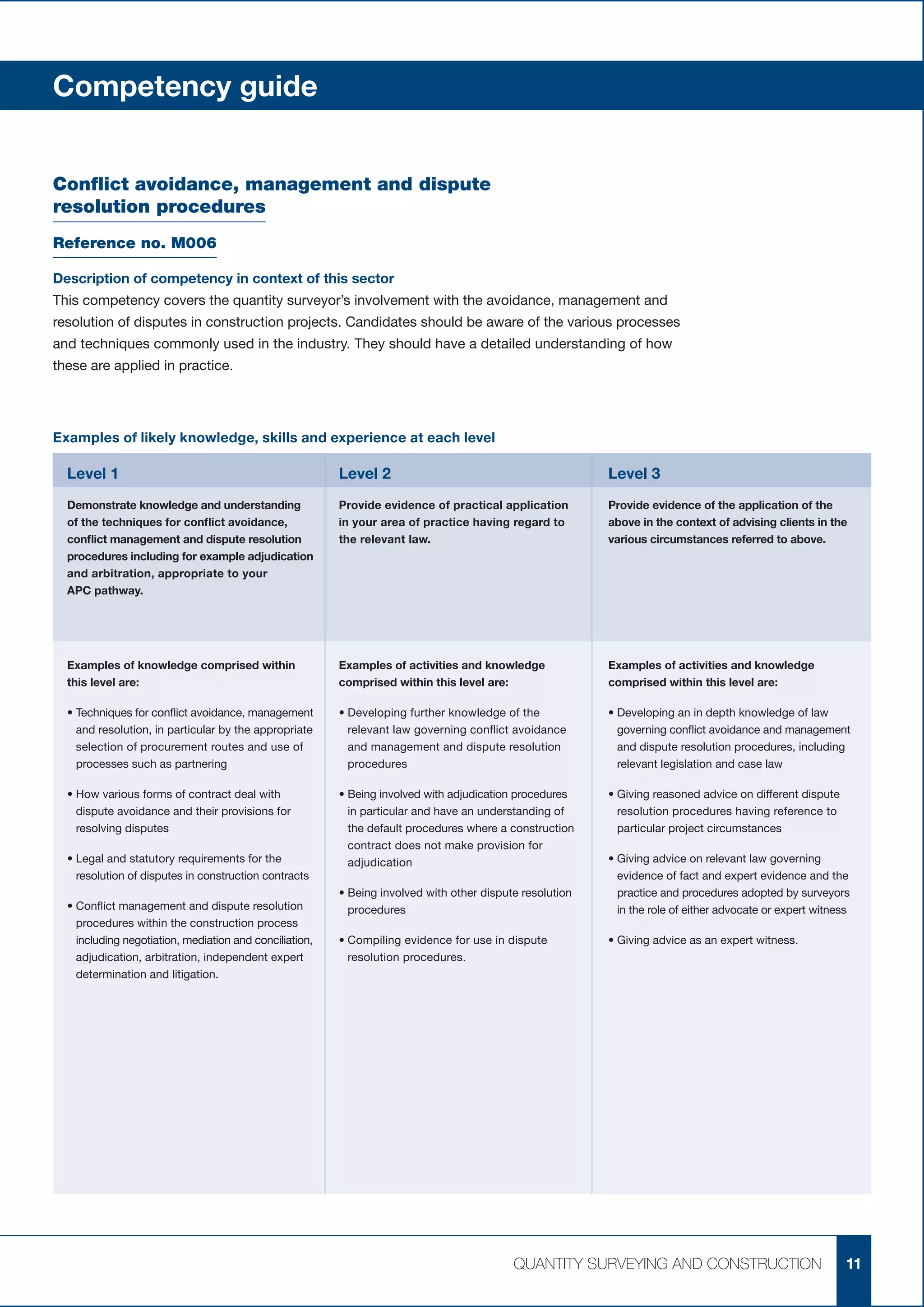 Pathway guide quantity_surveying_construction_dwl_pt | PDF