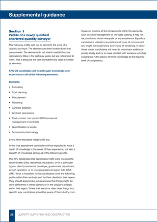 Pathway guide quantity_surveying_construction_dwl_pt | PDF