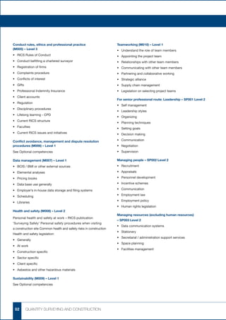 Pathway guide quantity_surveying_construction_dwl_pt | PDF