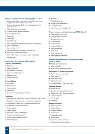 Pathway guide quantity_surveying_construction_dwl_pt | PDF