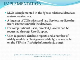 Pathways and genomes databases in bioinformatics | PPTX